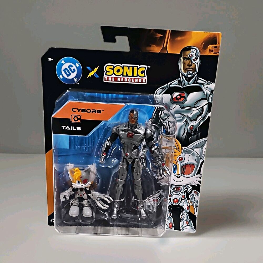 JAKKS Pacific Sonic Project Jacket Multipack Tails 2.5" Cyborg 5" Figures